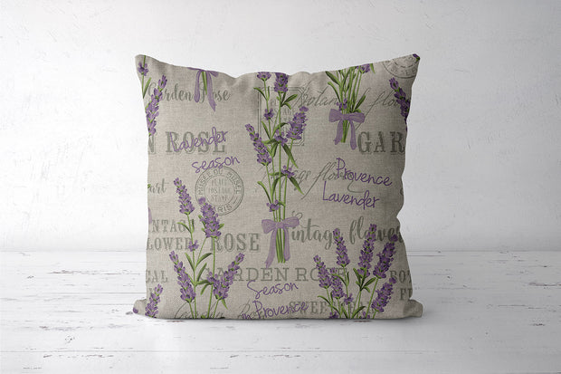 Linen Look fabric Lavender matte 