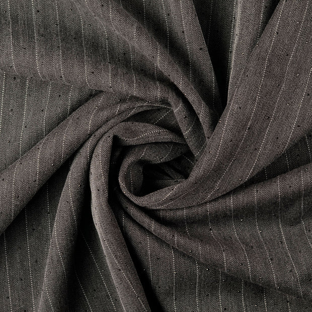 Poly Viscose Tricot tissu Gris 