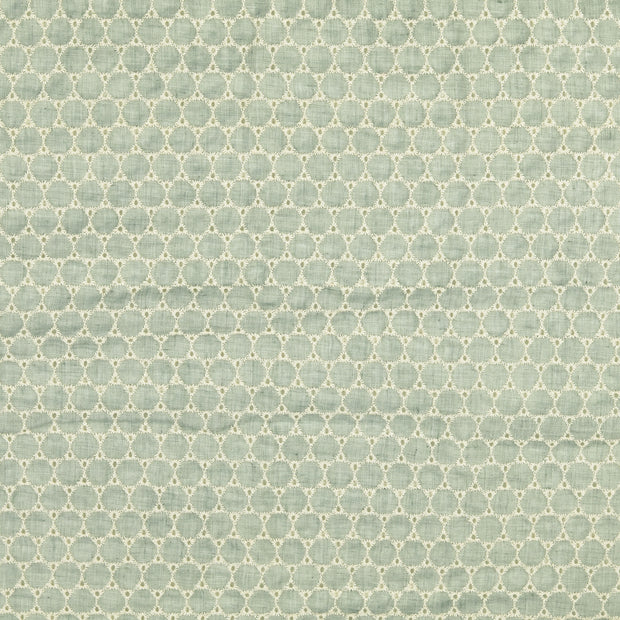 Voile fabrik Geometrische Altes Grün