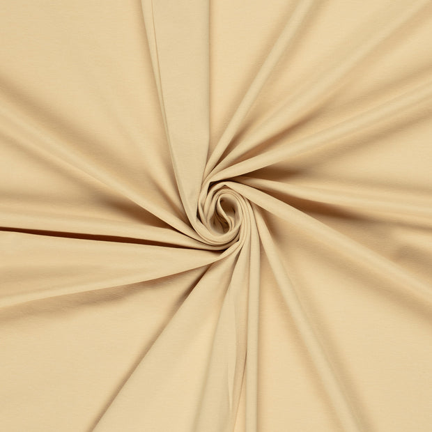 Jersey de Coton GOTS tissu Camel 