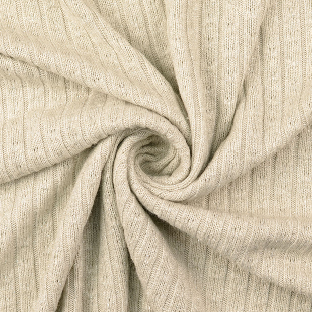 Heavy Knit tissu Nude 