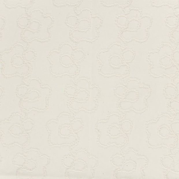 Heavy Knit fabric Off White matte 