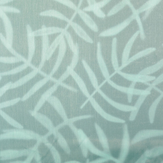 Viscose Satin fabrik Camouflage Turquoise