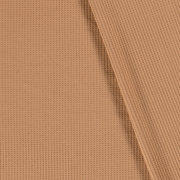 Knitted Waffle fabric Unicolour 