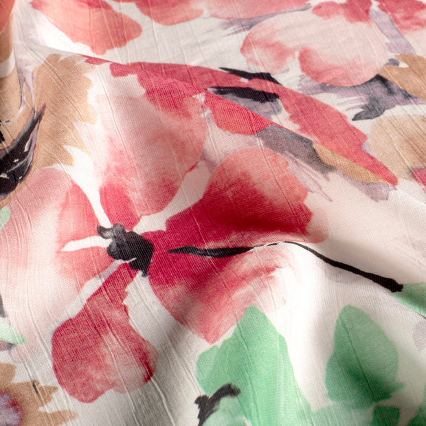  tissu Abstrait Rouge