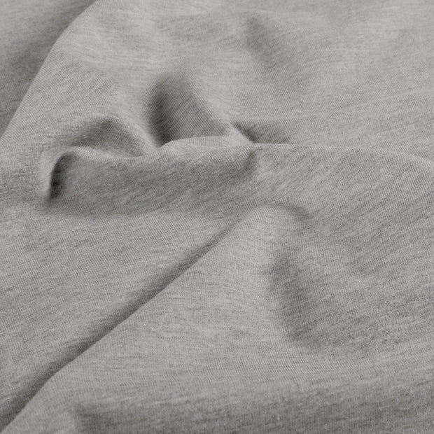 Jersey fabric Melange Light Grey