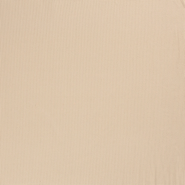 Gauffré Jersey tissu Beige mat 