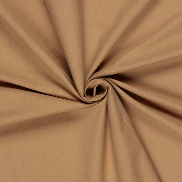 Flannel fabric Camel brushed 