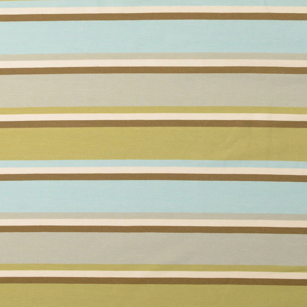 Cotton Jersey fabric Stripes Oker