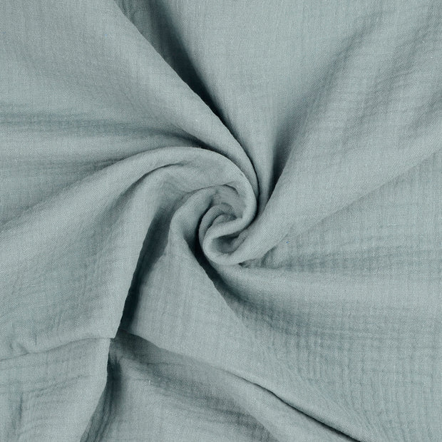 double gaze tissu gris 