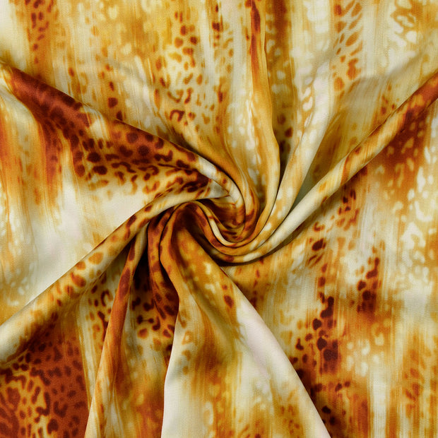 Viscose Satin fabrik braun 