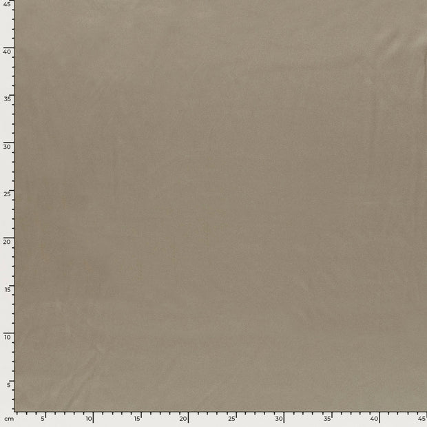 Satin tissu Unicolore Gris taupe