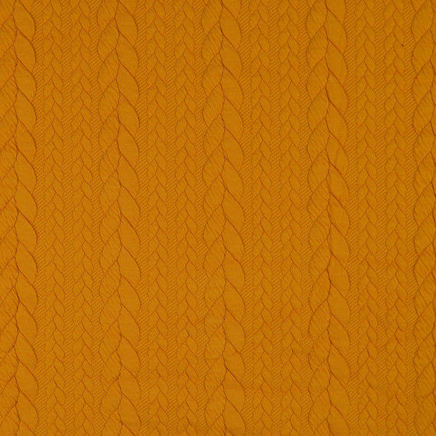 jacquard tissu Unicolore Ocre