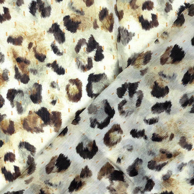 Chiffon tissu Glitter imprimé numérique 