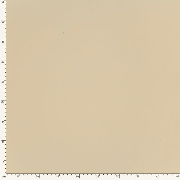 French Terry GOTS fabrik Uni Beige