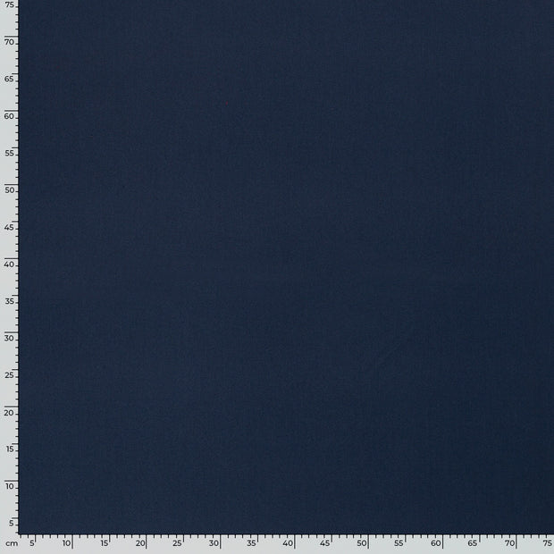 Moss Crêpe fabric Unicolour Indigo