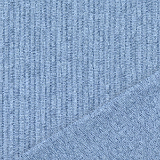 Heavy Knit fabrik Himmelblau 