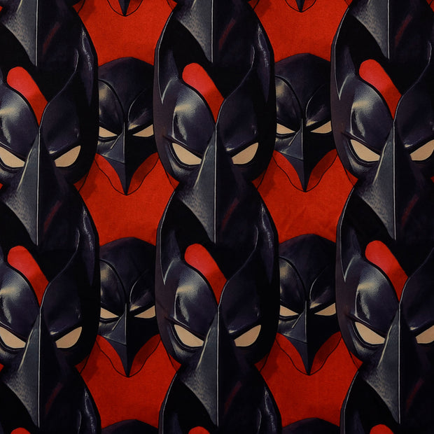 Jersey de Polyester tissu rouge