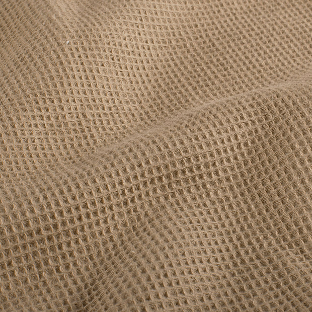 Kimono tissu Unicolore Camel