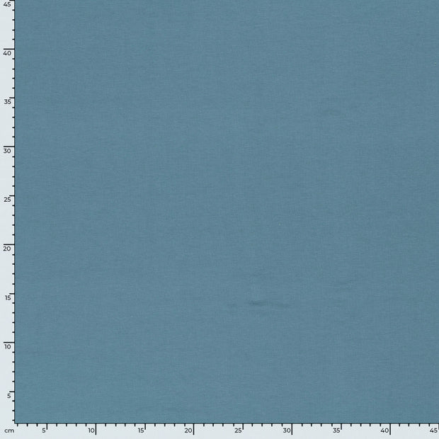 Jersey de Coton GOTS tissu Unicolore Indigo