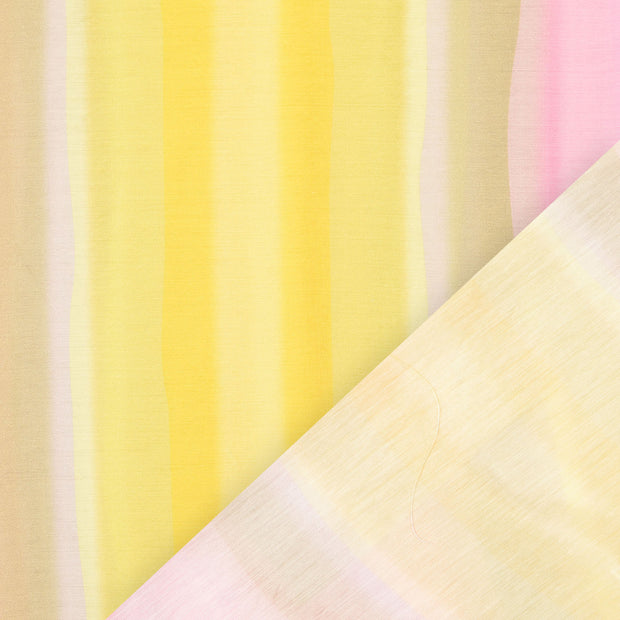 Viscose Poplin fabrik Mehrfarbig digital bedruckt 