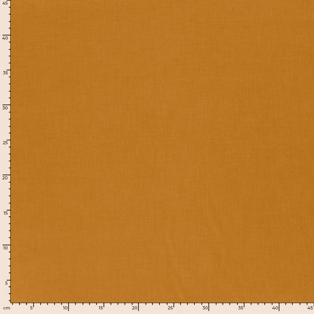 Cretonne fabric Unicolour Oker
