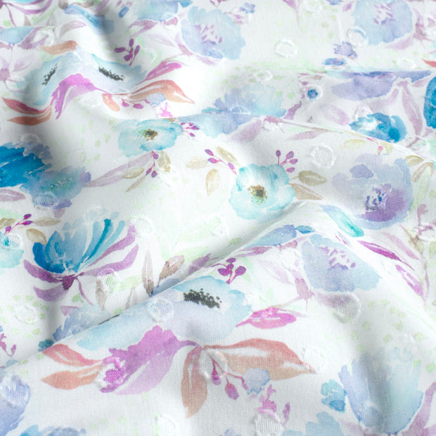  fabric Flowers Cobalt