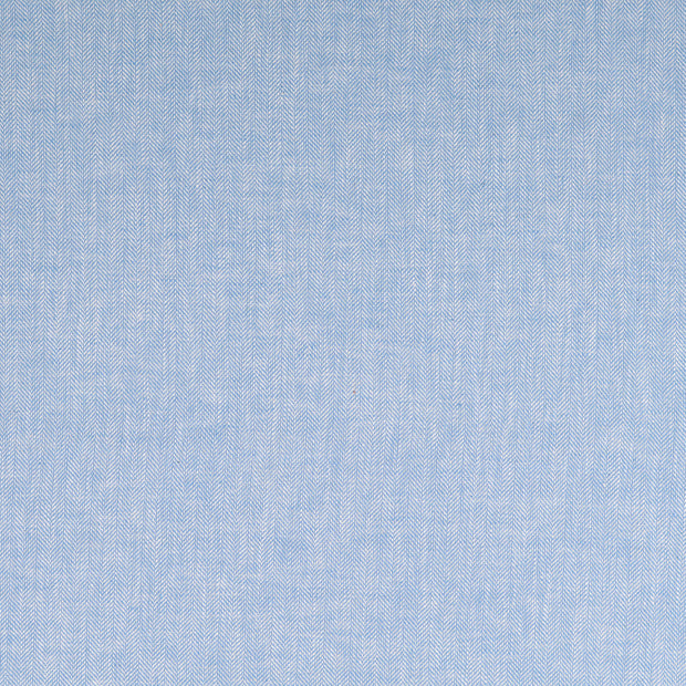 Linen fabric Herringbone Indigo