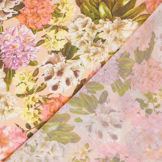 fabric Flowers digital printed 
