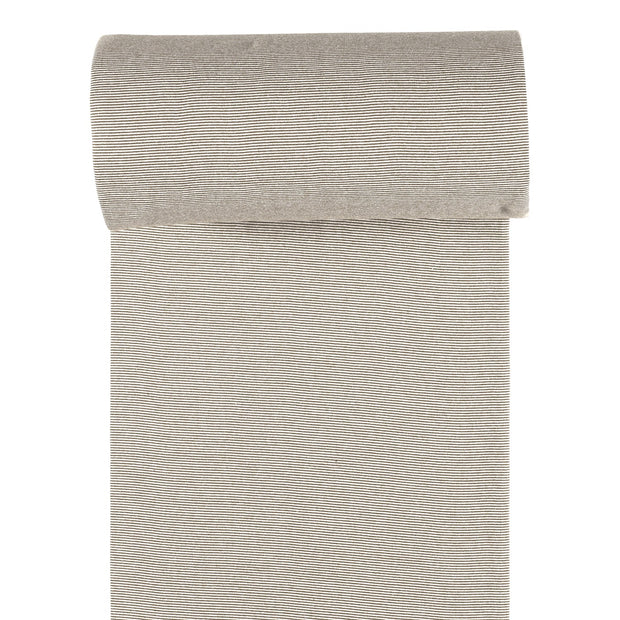 Bord Cote Fil Teint tissu Marron taupe mat 