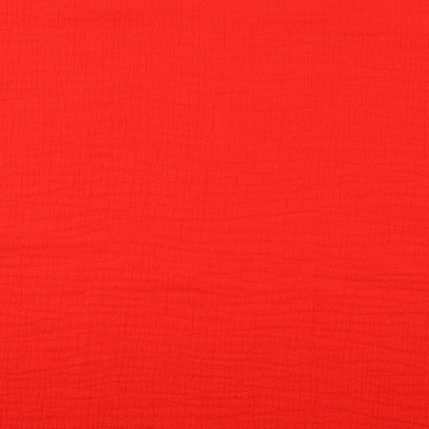 double gaze tissu Unicolore rouge