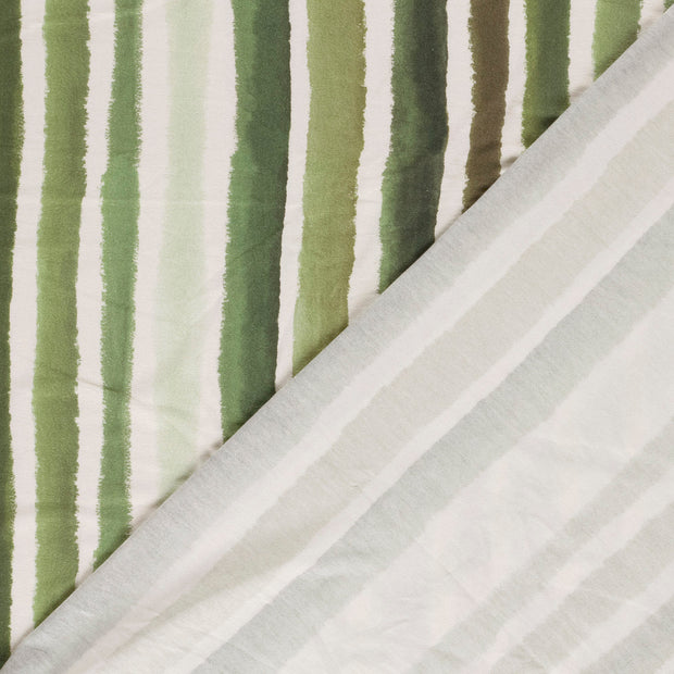 Viscose Jersey fabric Stripes digital printed 