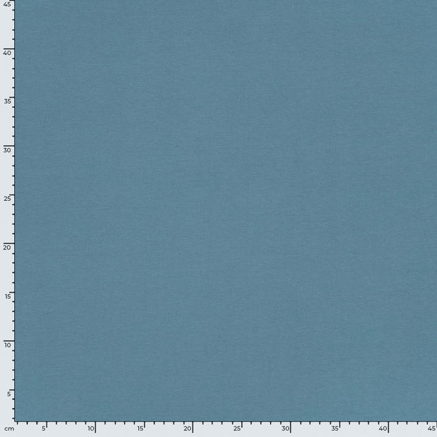 French Terry GOTS organic fabric Unicolour Indigo