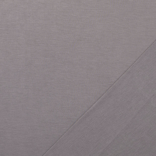 Cotton Jersey fabric Grey stone washed 