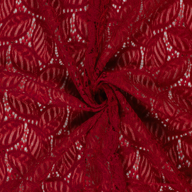 Chenille fabric Dark Red 