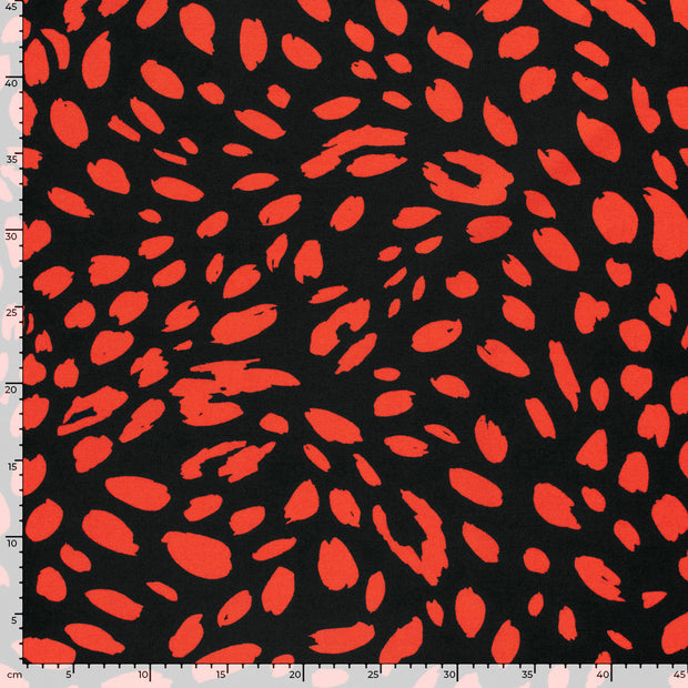 Punta di Roma fabric Abstract Orange