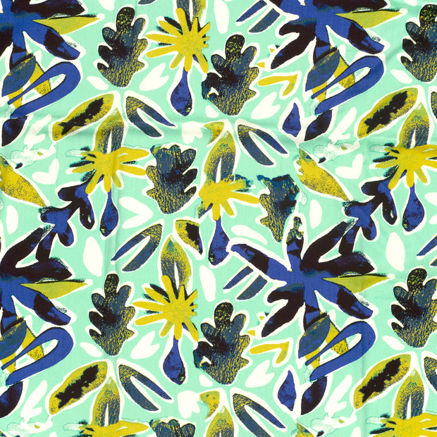 Viscose Poplin fabric Mint matte 