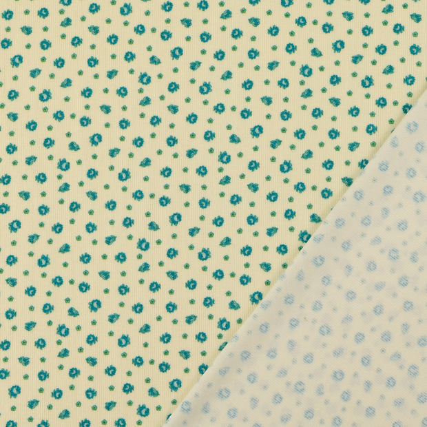 Velours Côtelé 4.5w tissu Menthe foncée imprimé numérique 