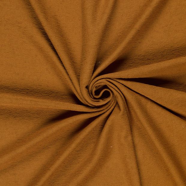 Terry Crepe fabric Caramel 
