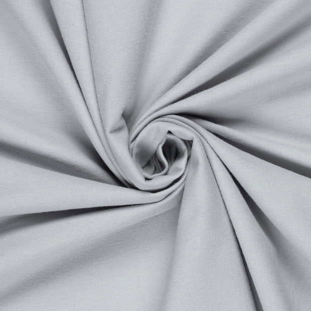 Flanelle tissu Unicolore Gris clair