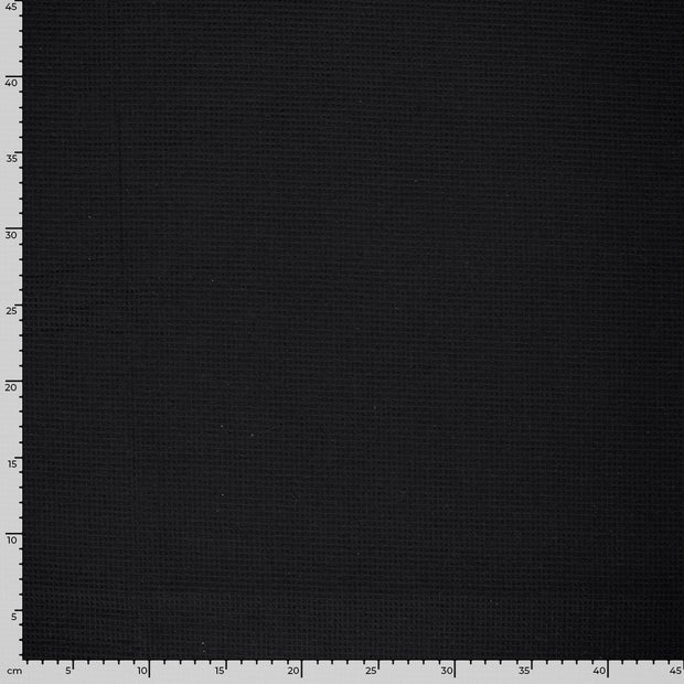 Kimono tissu Unicolore Noir
