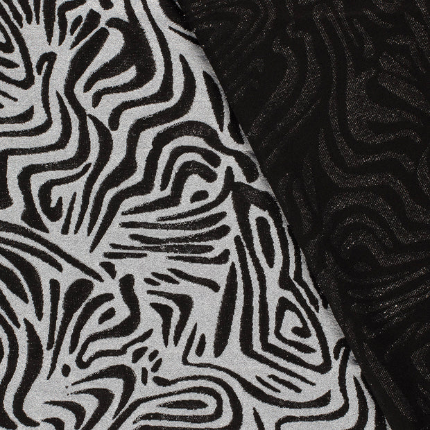 Jacquard fabrik Abstrakt Lurex 