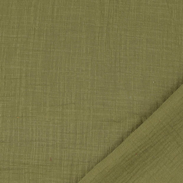 double gaze tissu Unicolore 