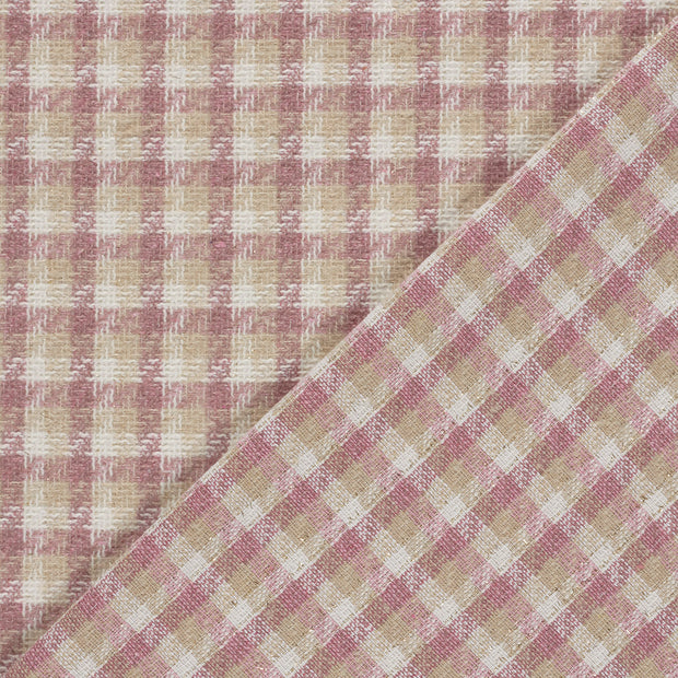 Jacquard fabrik Karo's gebürstet 