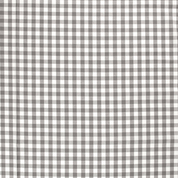 Cotton Poplin fabric Dark Grey matte 