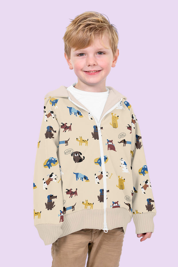 Softshell fabrik Hunde Beige