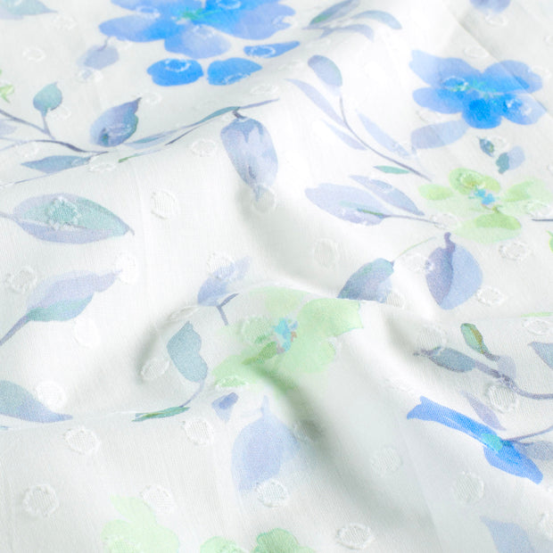  fabric Flowers Cobalt