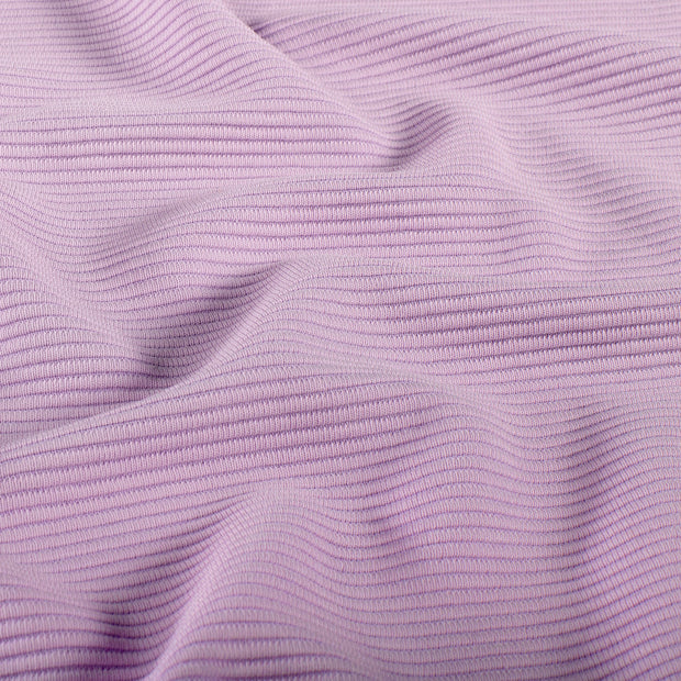 Ottoman jersey fabric Unicolour Lila