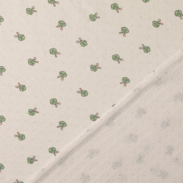  tissu Vert imprimé 