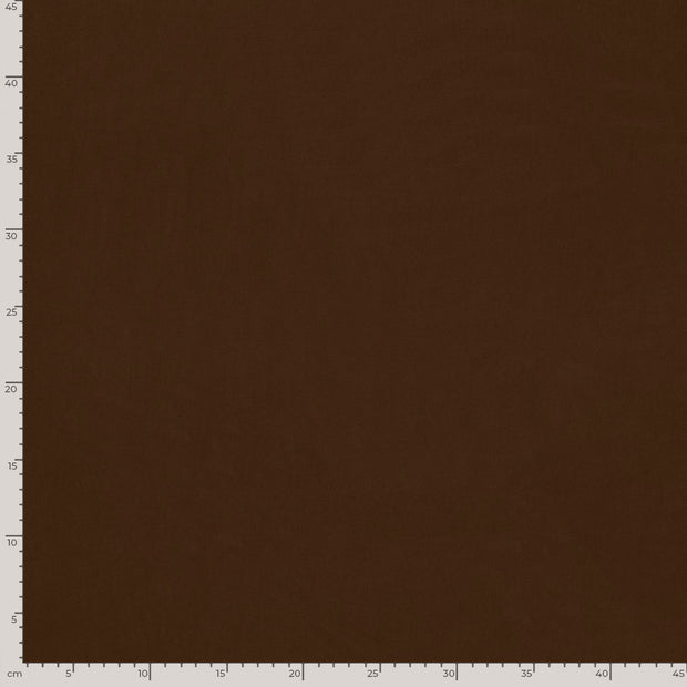Viscose Twill fabric Unicolour Brown